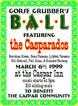 Caspar Gorse Grubbers Ball 1999
