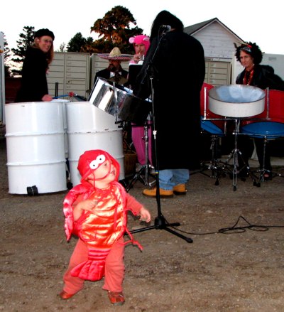 Lobster and Steel Drum band